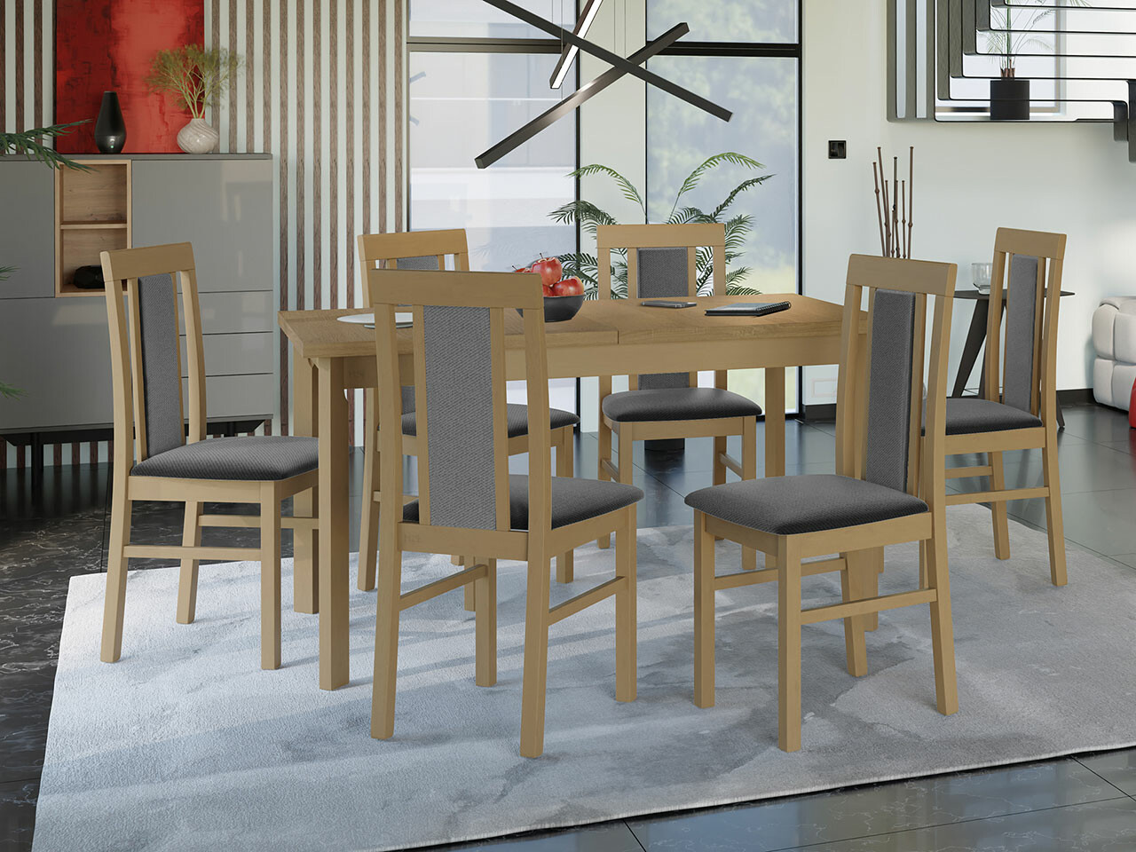 Set de mese Victorville 315 (Stejar Sonoma)