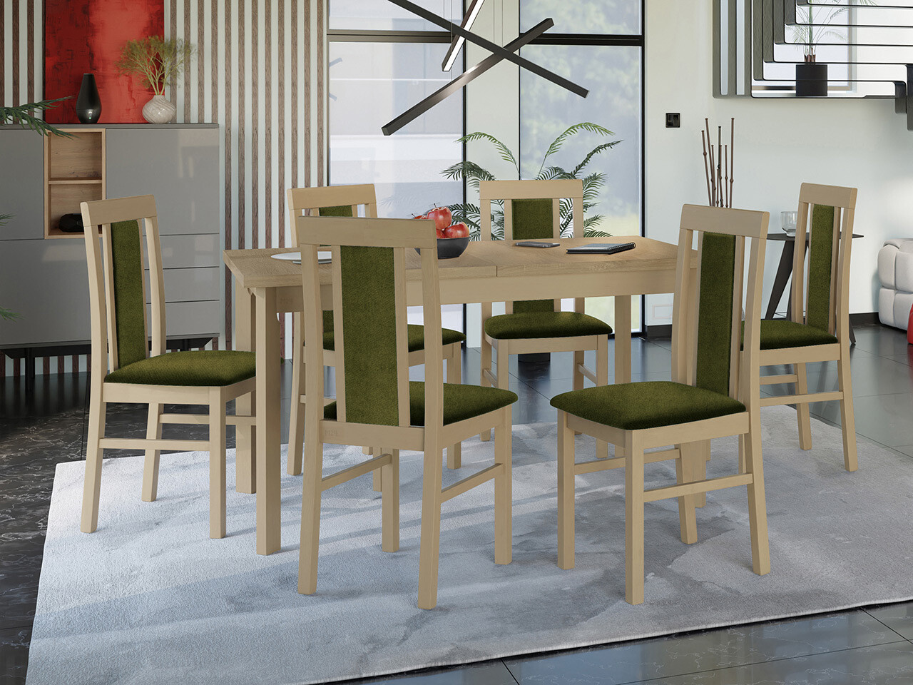 Set de mese Victorville 315 (Stejar Sonoma)
