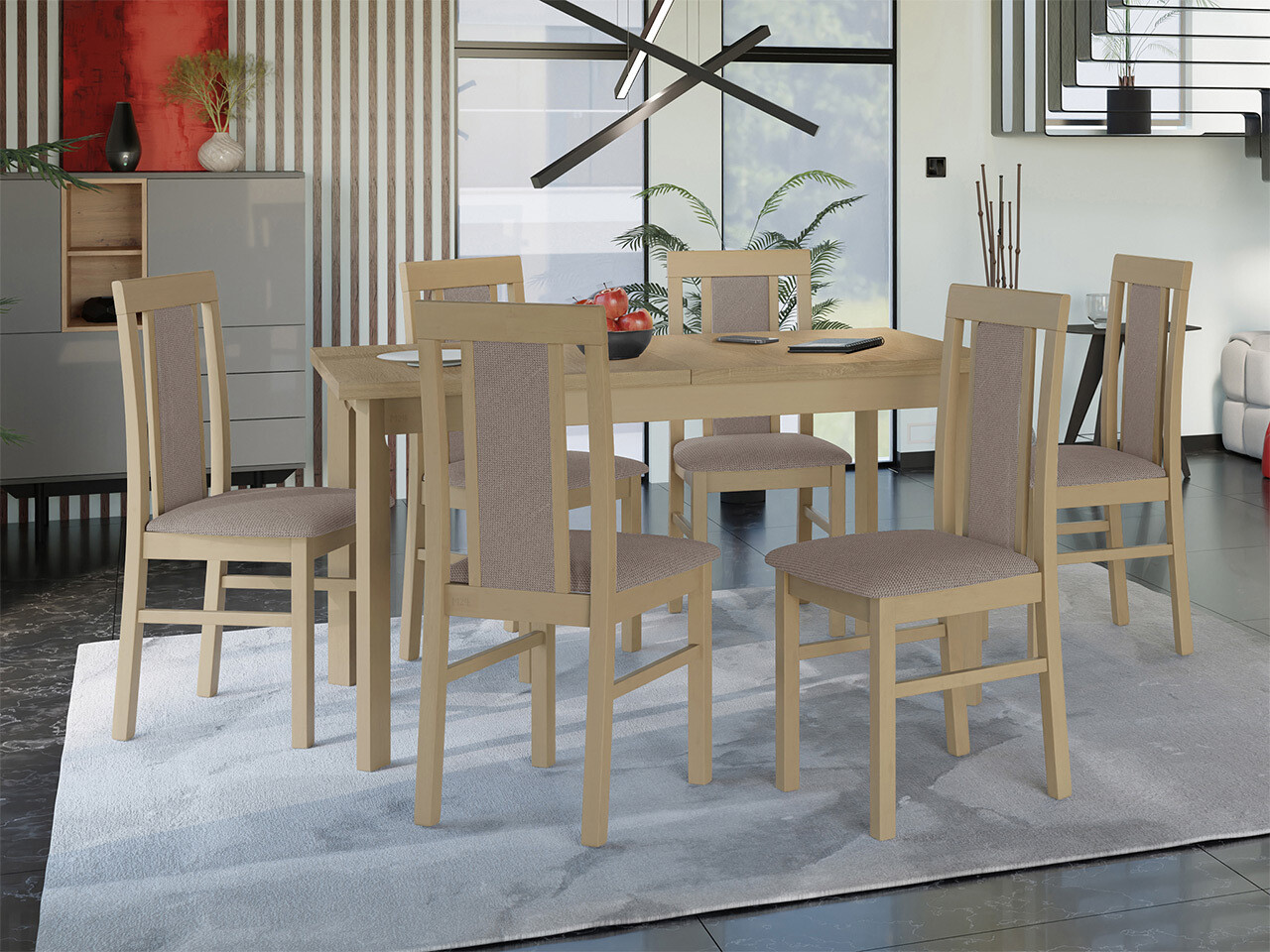 Set de mese Victorville 315 (Stejar Sonoma)