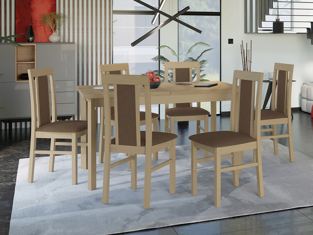Set de mese Victorville 315 (Stejar Sonoma)