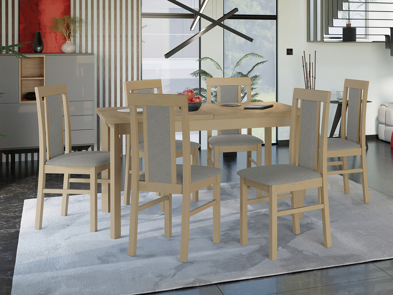 Set de mese Victorville 315 (Stejar Sonoma)