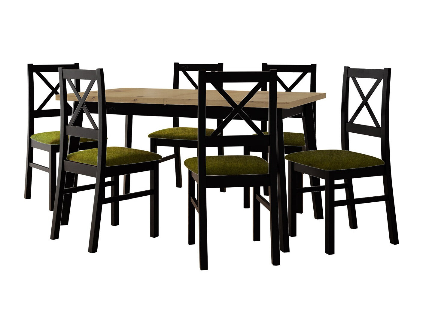 Set de mese Victorville 316 (Negru)