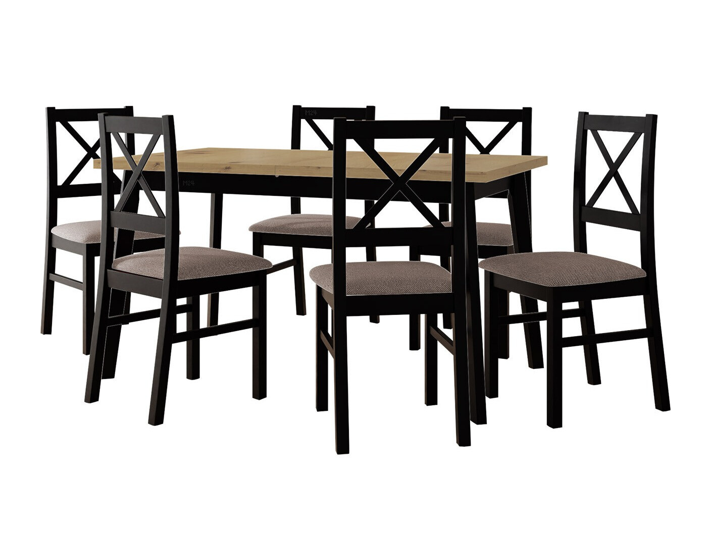 Set de mese Victorville 316 (Negru)