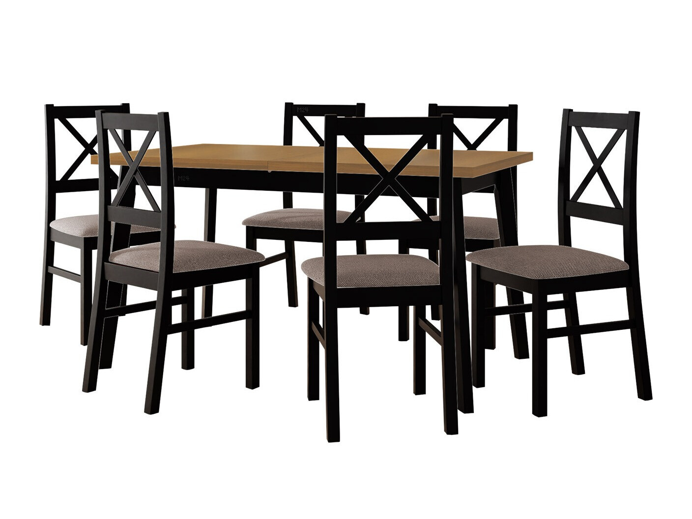 Set de mese Victorville 317 (Negru)