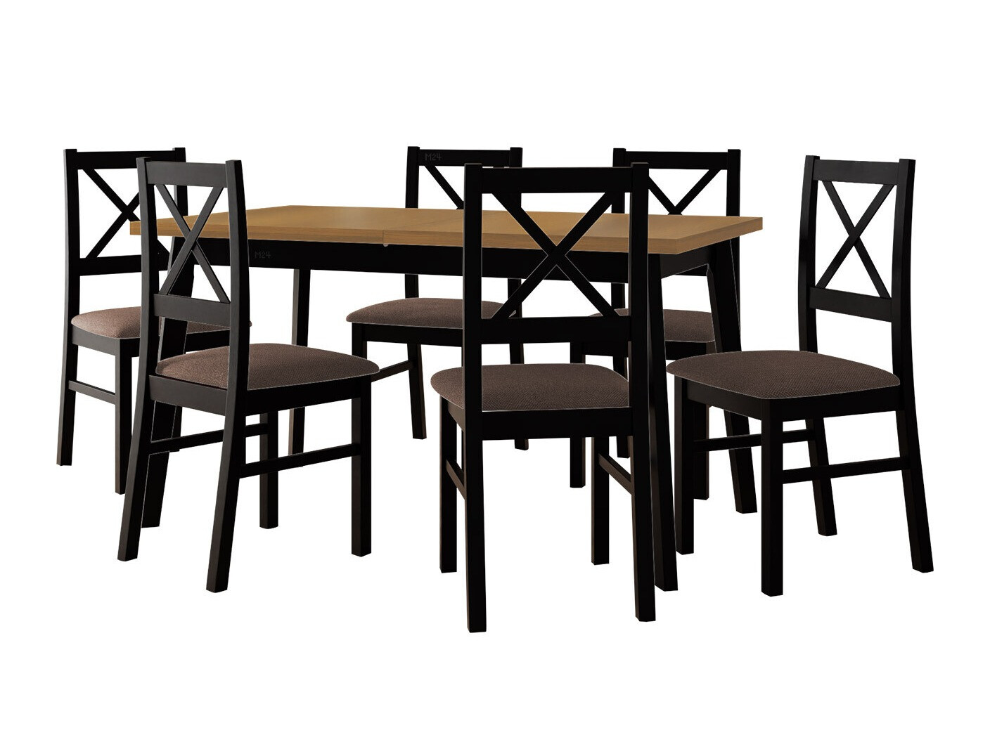 Set de mese Victorville 317 (Negru)