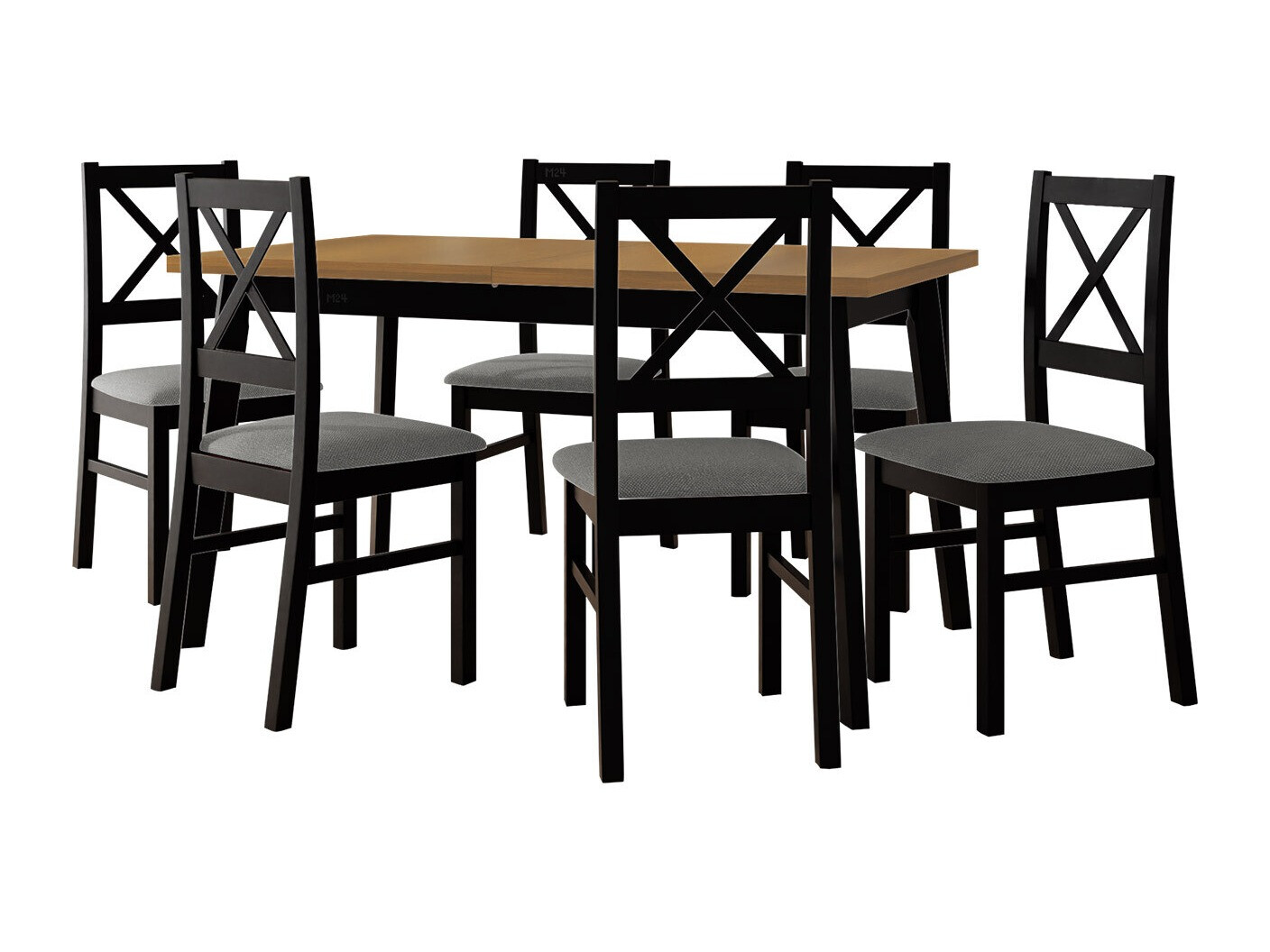 Set de mese Victorville 317 (Negru)
