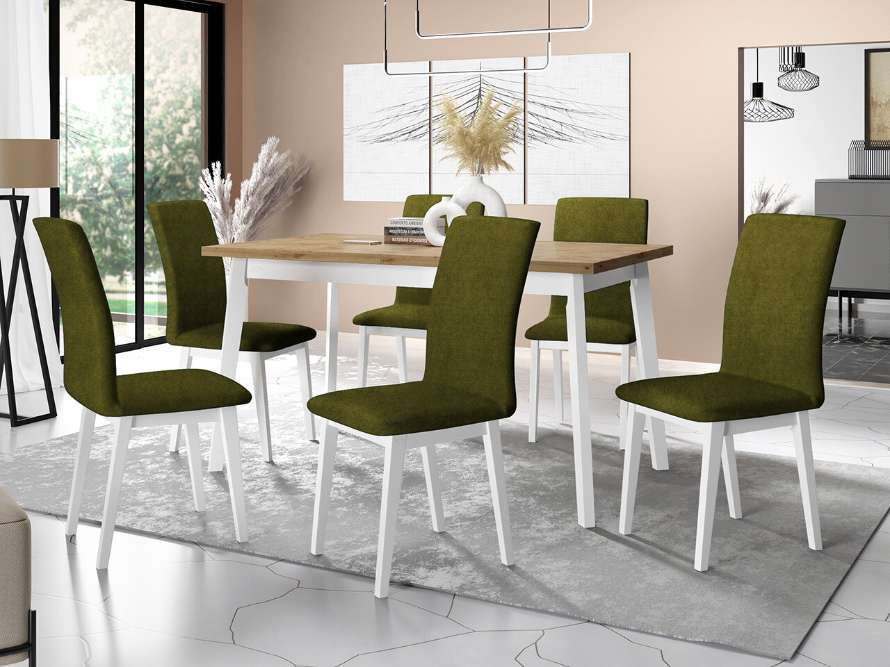 Set de mese Victorville 321 (Alb)
