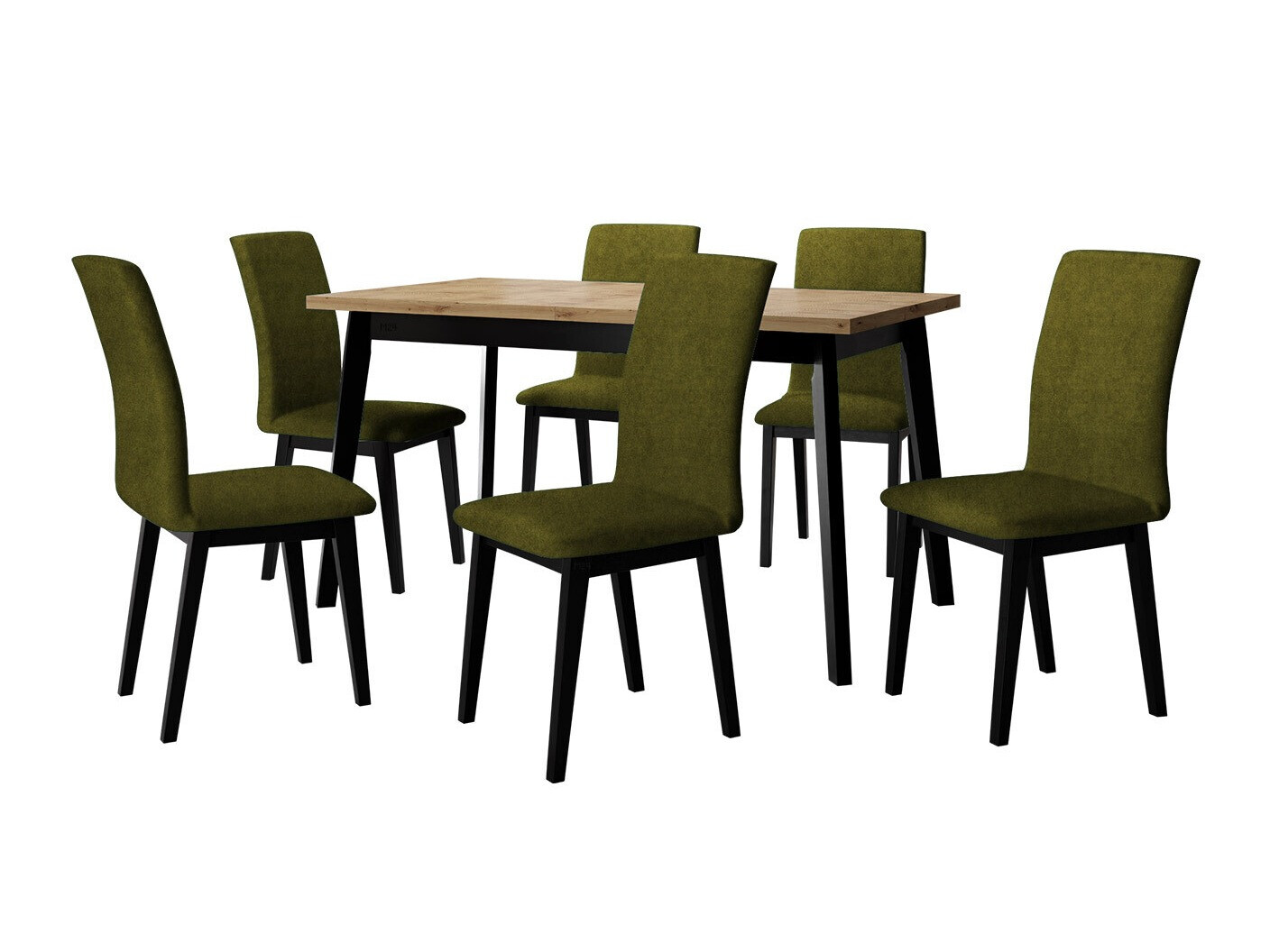 Set de mese Victorville 321 (Negru)