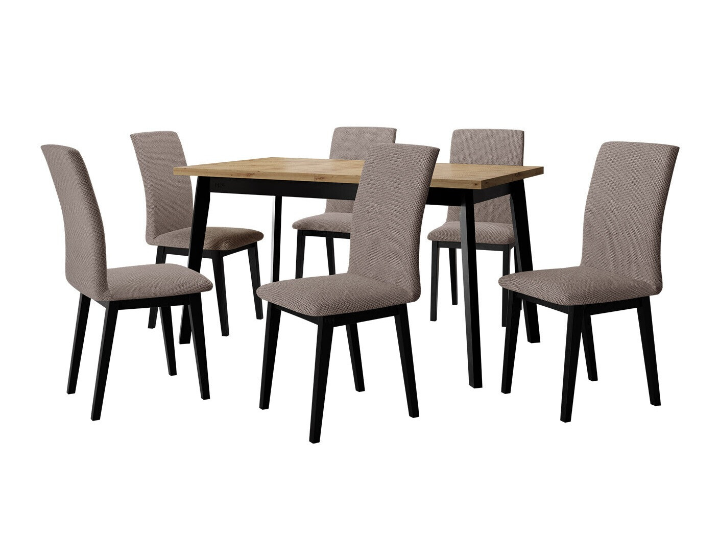 Set de mese Victorville 321 (Negru)