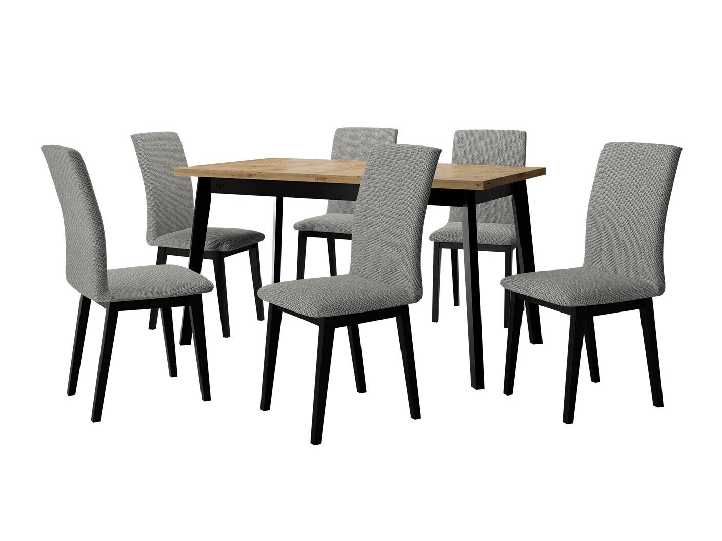 Set de mese Victorville 321 (Negru)