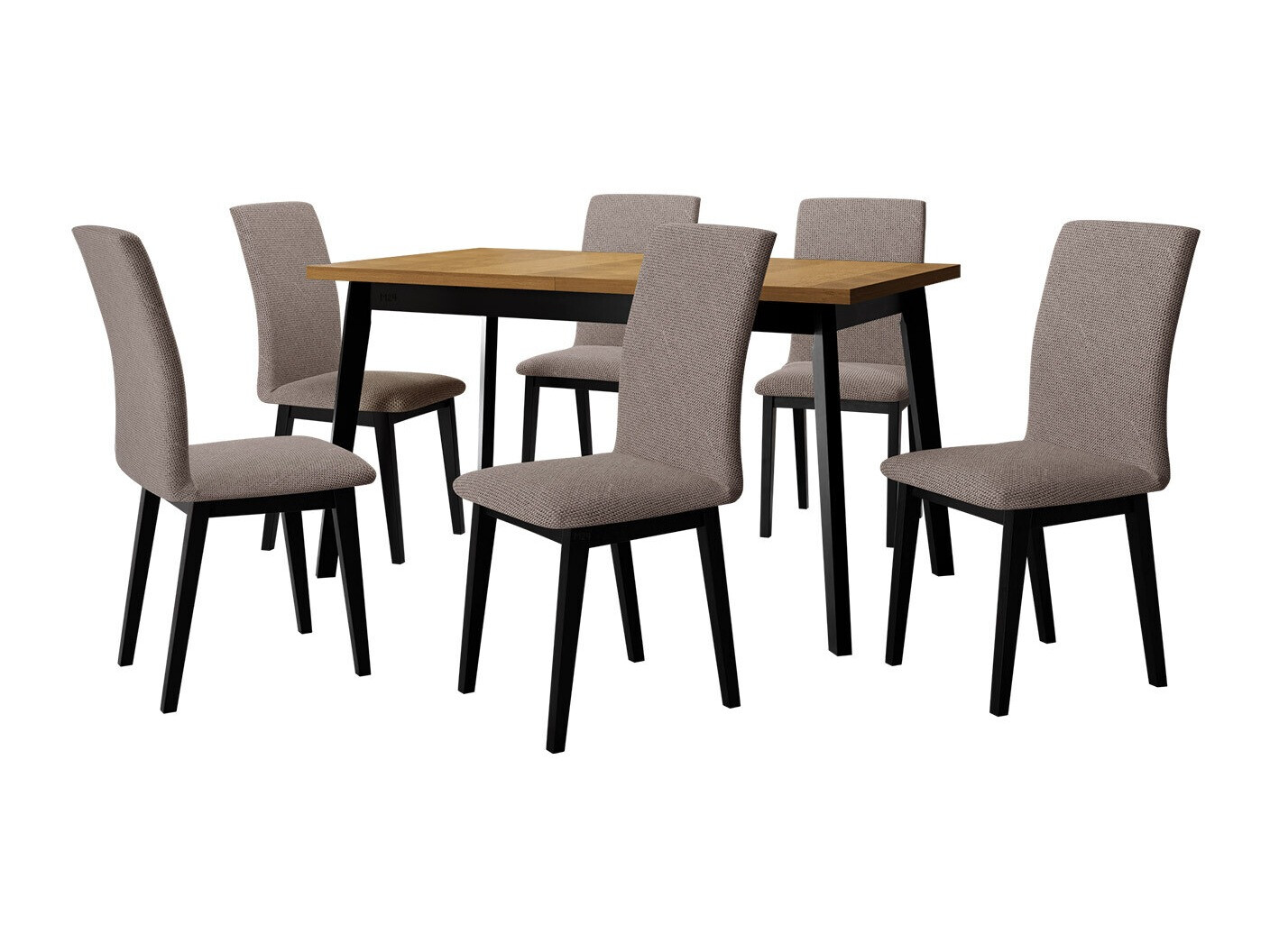 Set de mese Victorville 322 (Negru)