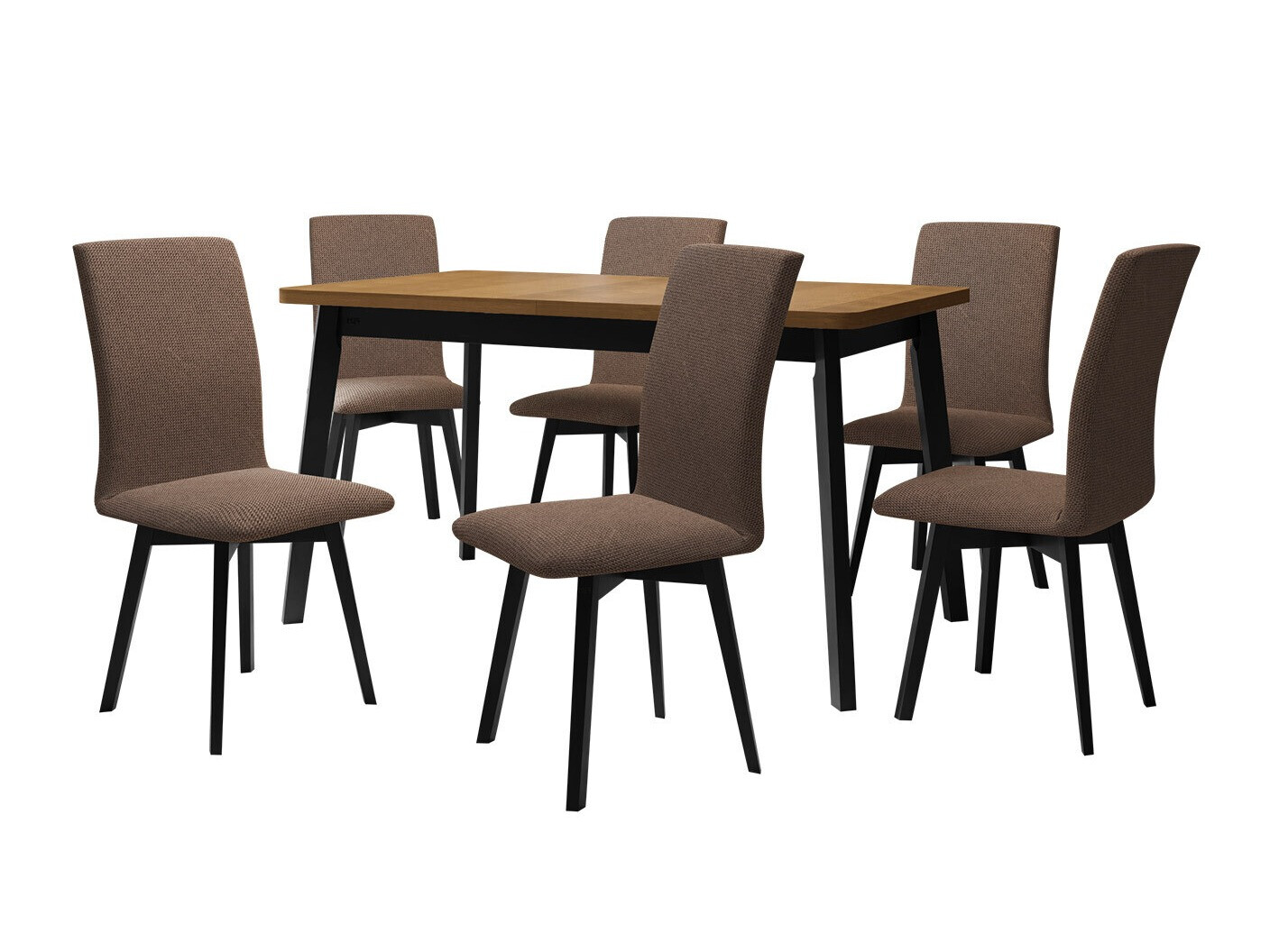 Set de mese Victorville 324 (Negru)