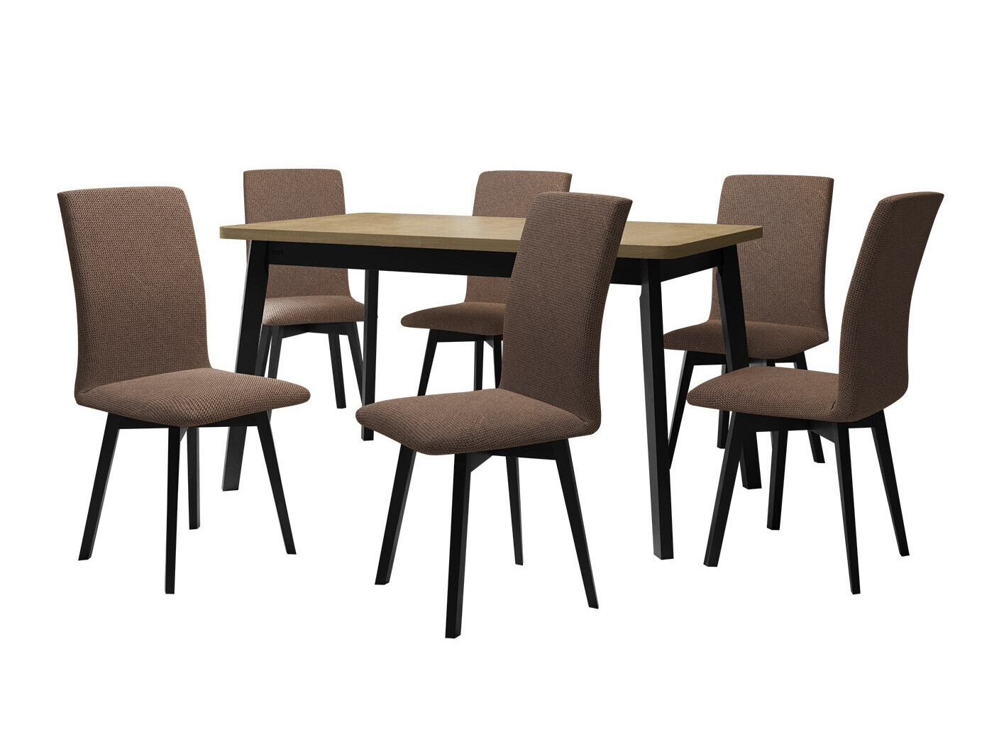 Set de mese Victorville 325 (Negru)