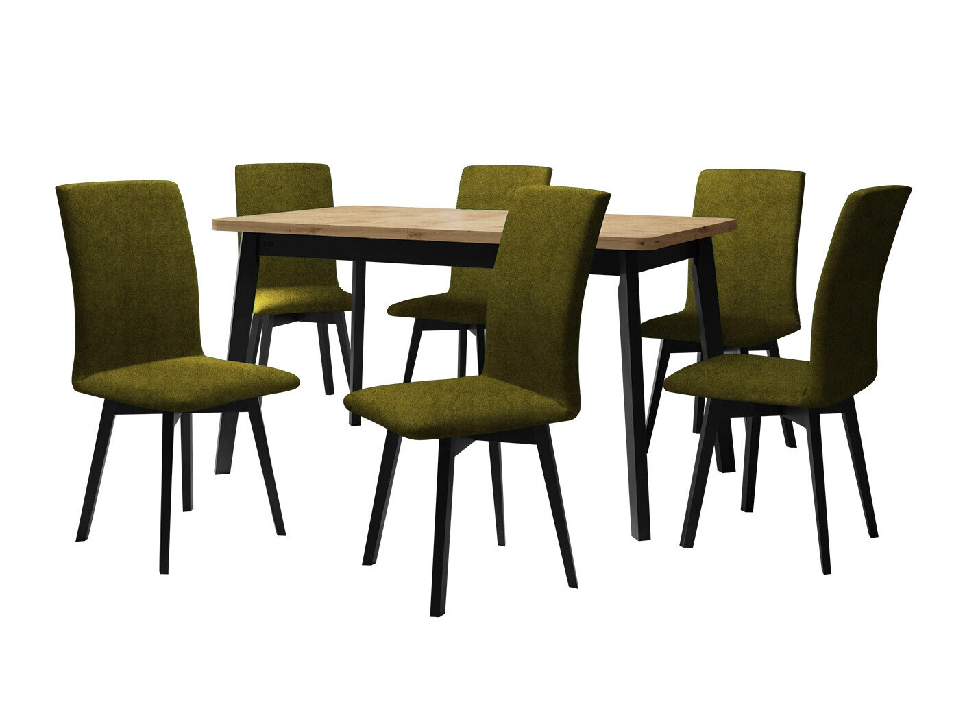 Set de mese Victorville 326 (Negru)