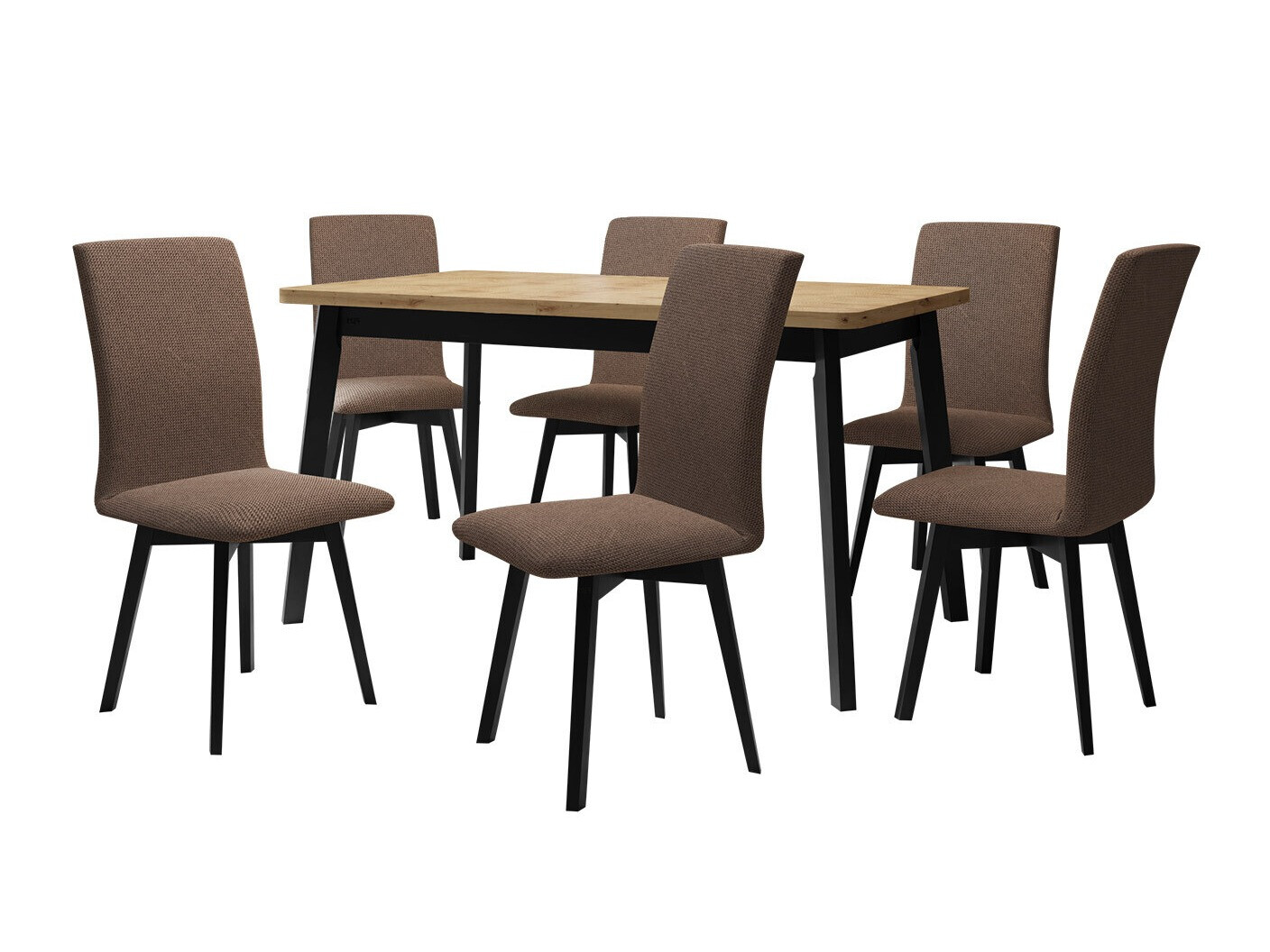 Set de mese Victorville 326 (Negru)