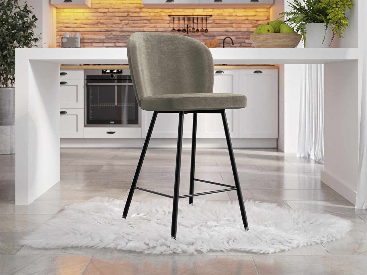 Scaun bar Jackson 101 (Magic Velvet 2209)