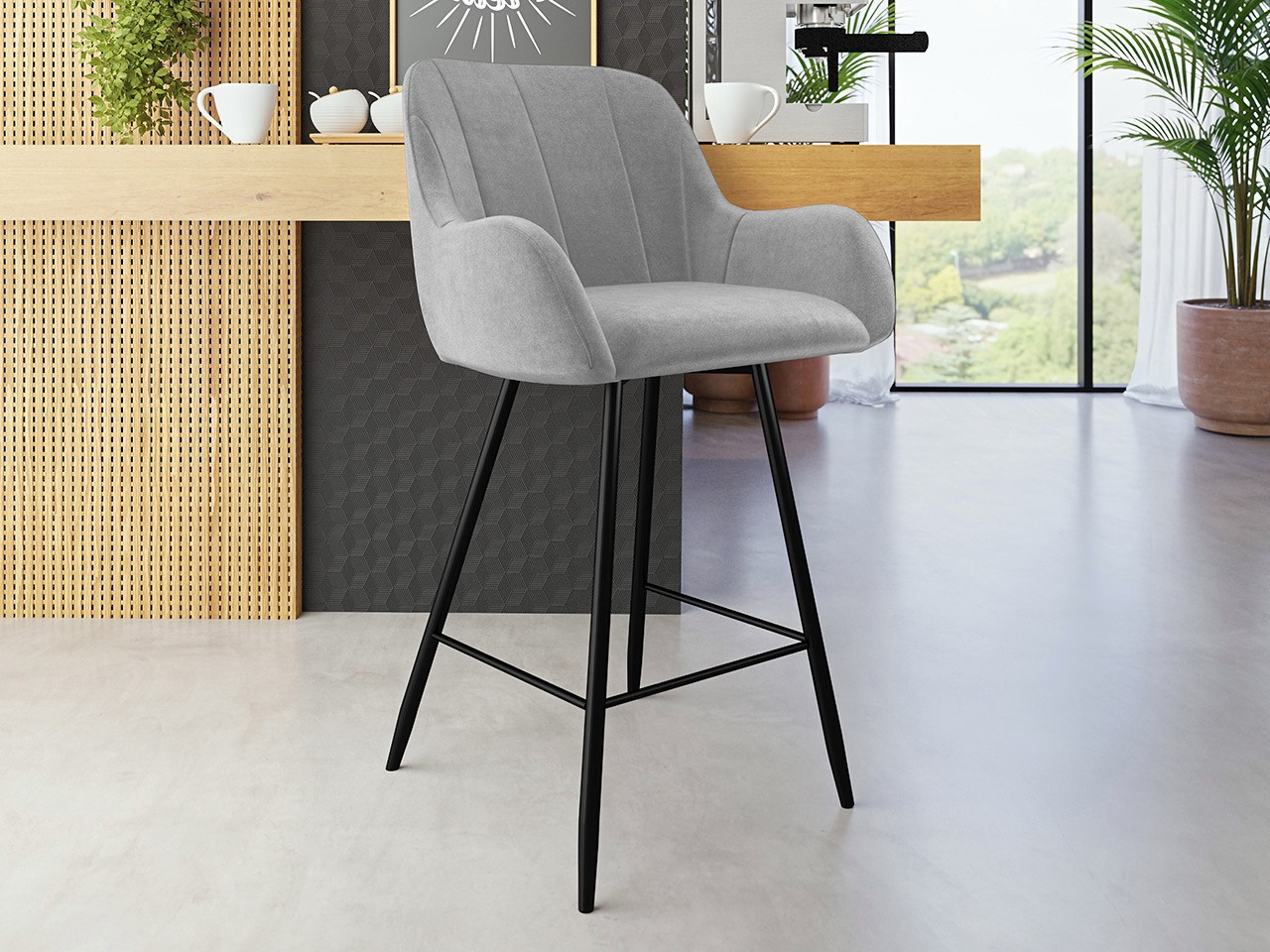 Scaun bar Jackson 102 (Magic Velvet 2240)