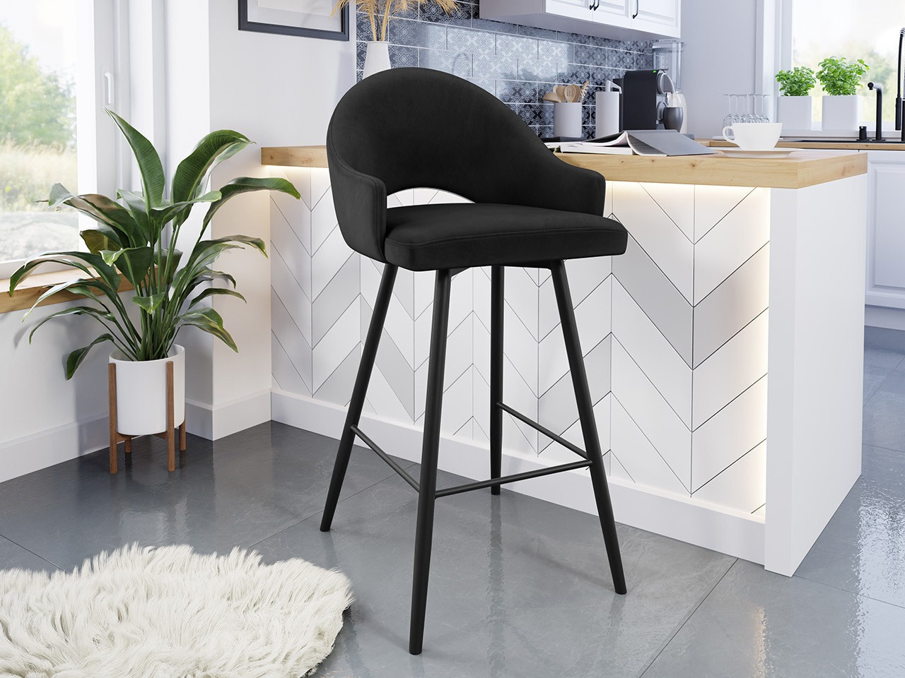Scaun bar Jackson 103 (Magic Velvet 2219)