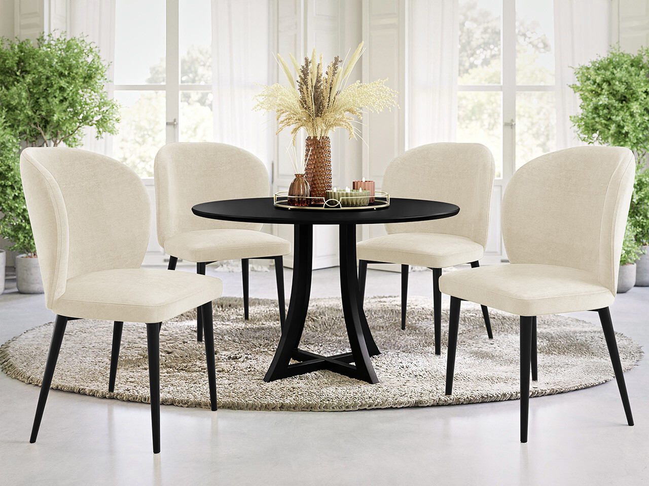 Scaun Jackson 104 (Negru + Magic Velvet 2250)