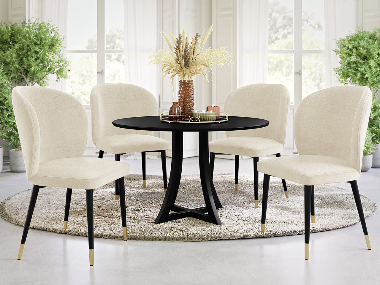 Scaun Jackson 104 (Negru + Magic Velvet 2250)