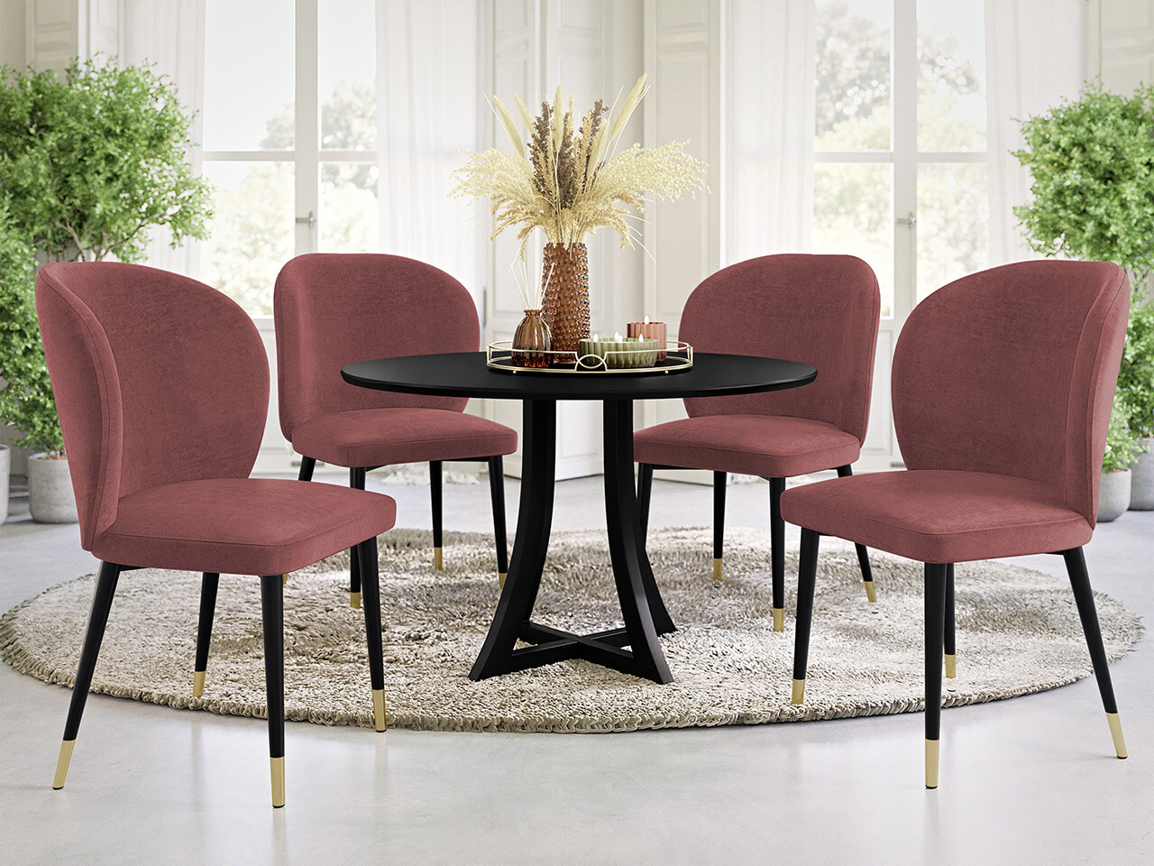 Scaun Jackson 104 (Negru + Magic Velvet 2258)