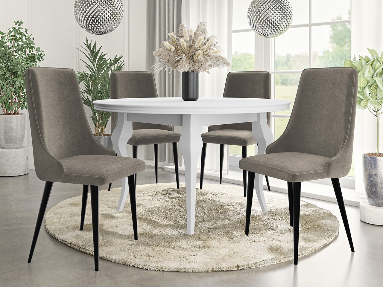 Scaun Jackson 106 (Negru + Magic Velvet 2209)