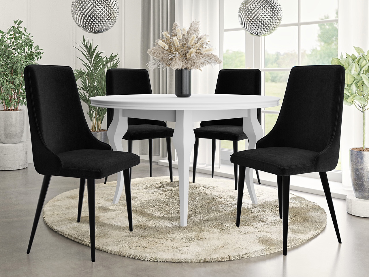 Scaun Jackson 106 (Negru + Magic Velvet 2219)