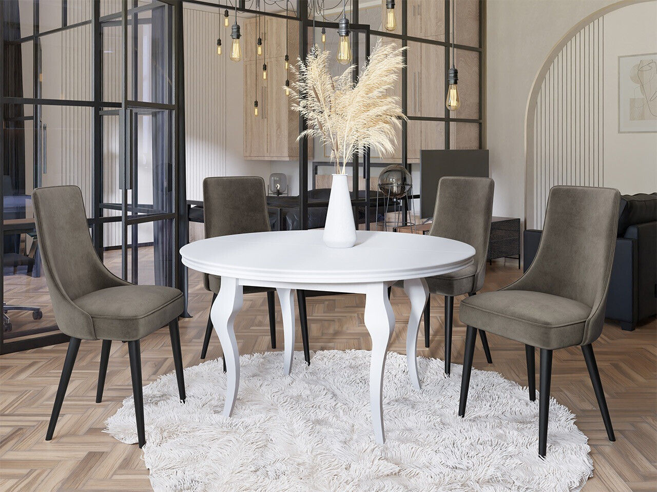 Scaun Jackson 107 (Negru + Magic Velvet 2209)