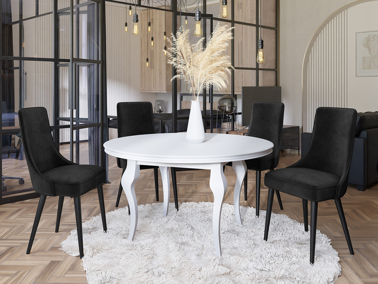 Scaun Jackson 107 (Negru + Magic Velvet 2219)