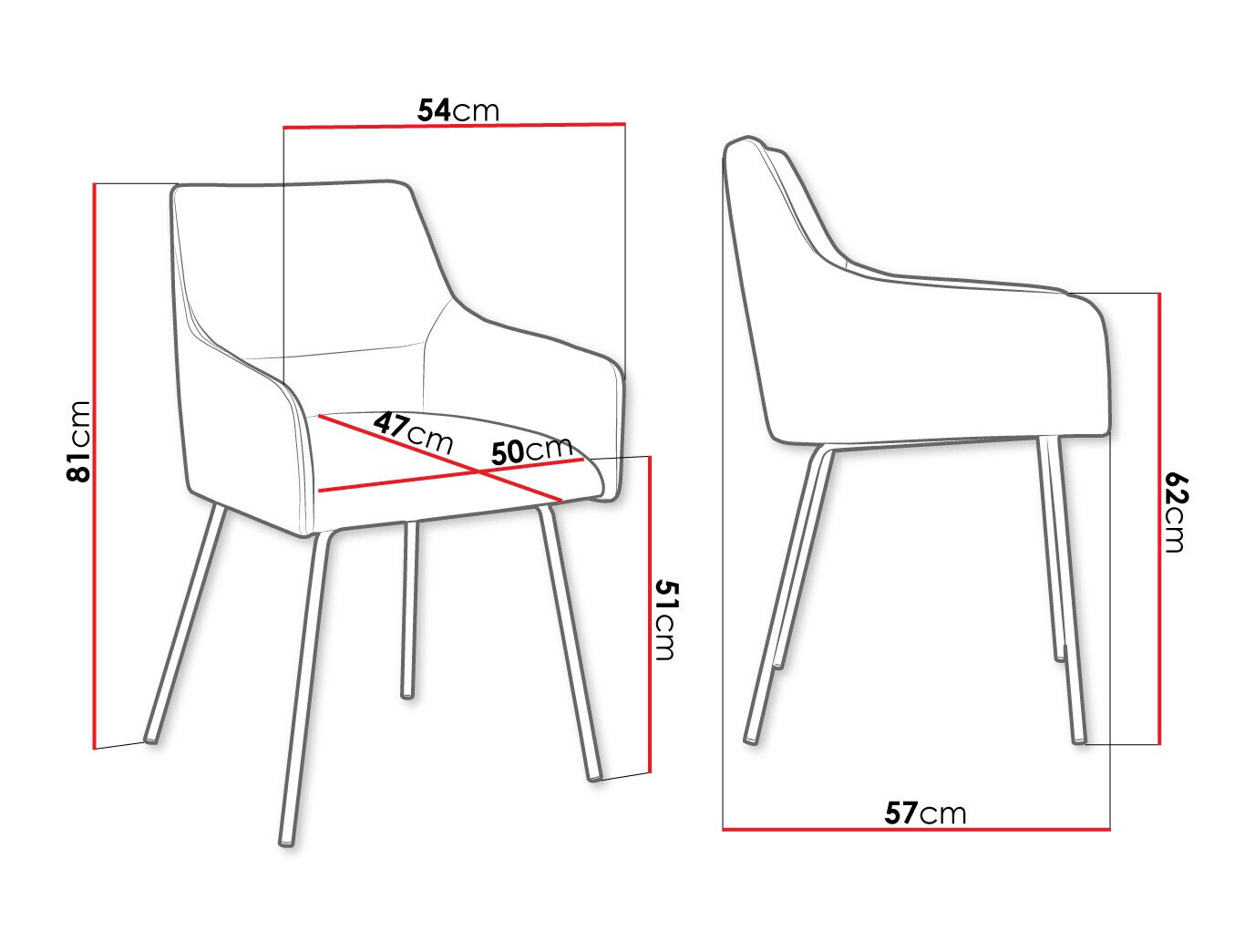 Scaun Jackson 109 (Magic Velvet 2240)