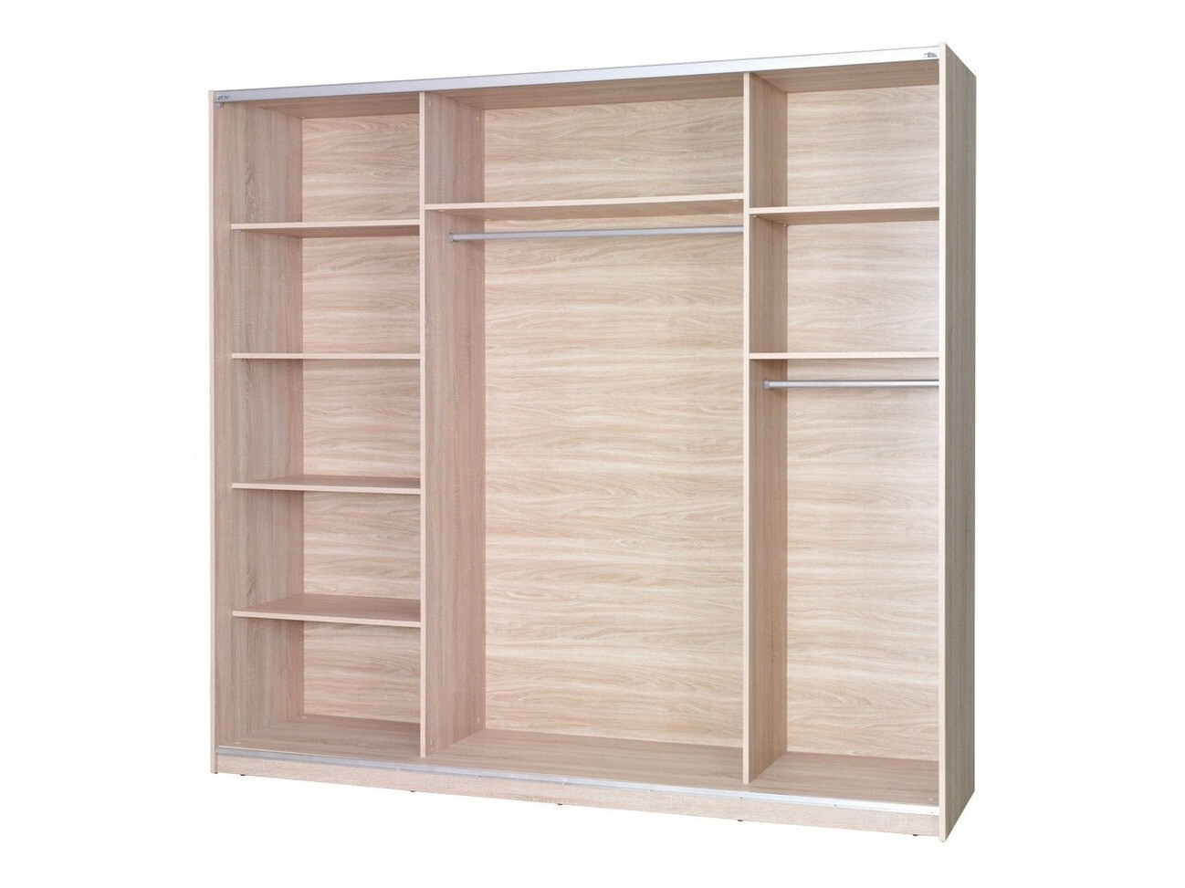 Dulap Murrieta 136 (Stejar San Remo + Gri)