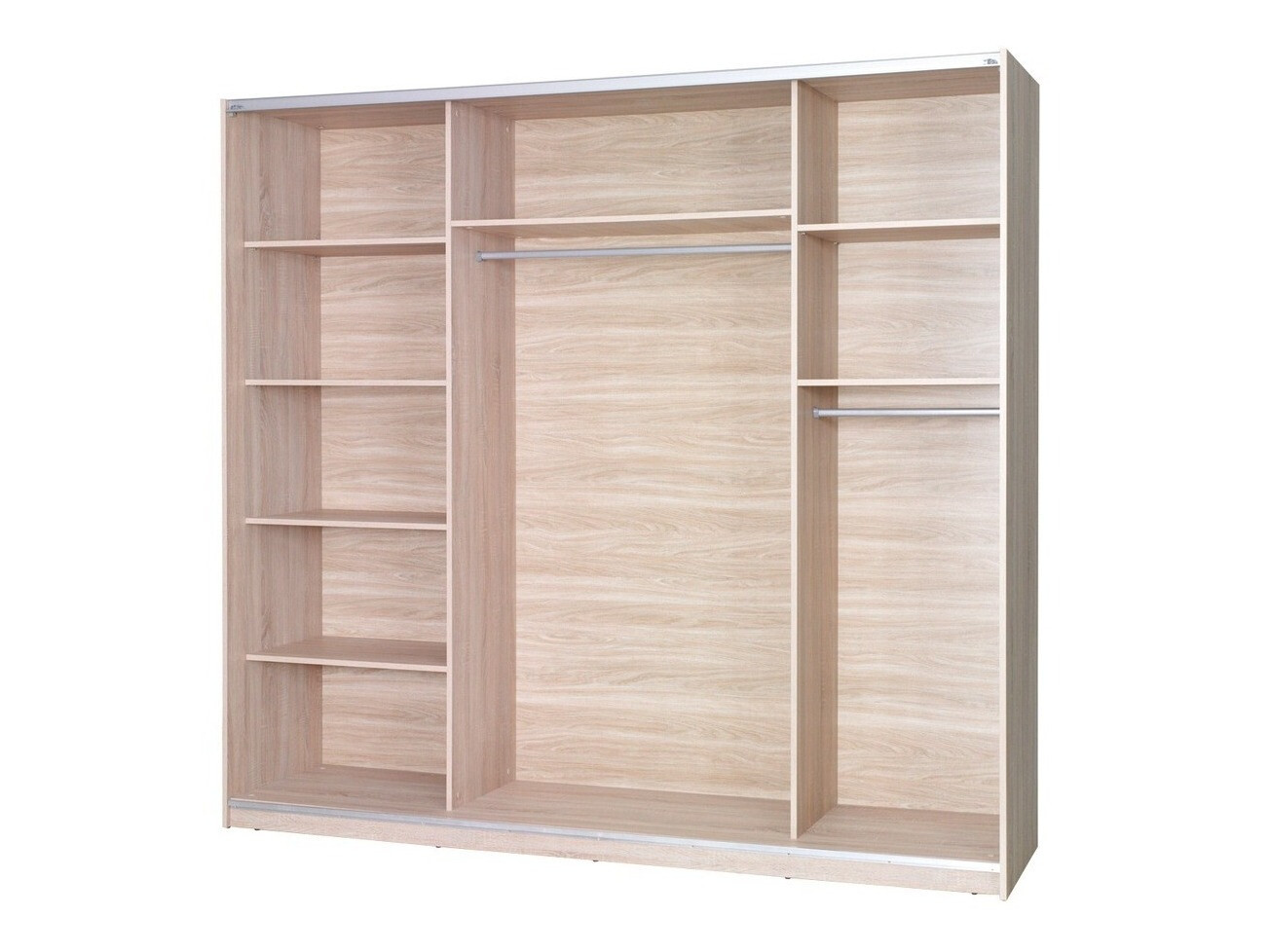 Dulap Murrieta 150 (Stejar San Remo + Gri)