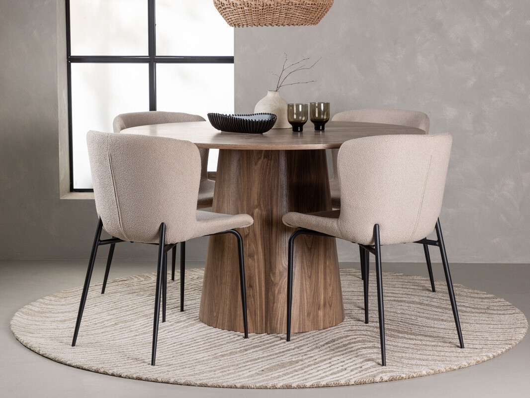 Set de mese Dallas 4257 (Bej + Negru)