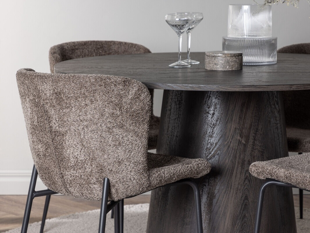 Set de mese Dallas 4257 (Maro + Negru)