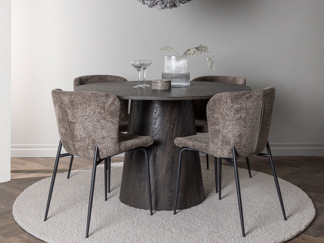 Set de mese Dallas 4257 (Maro + Negru)