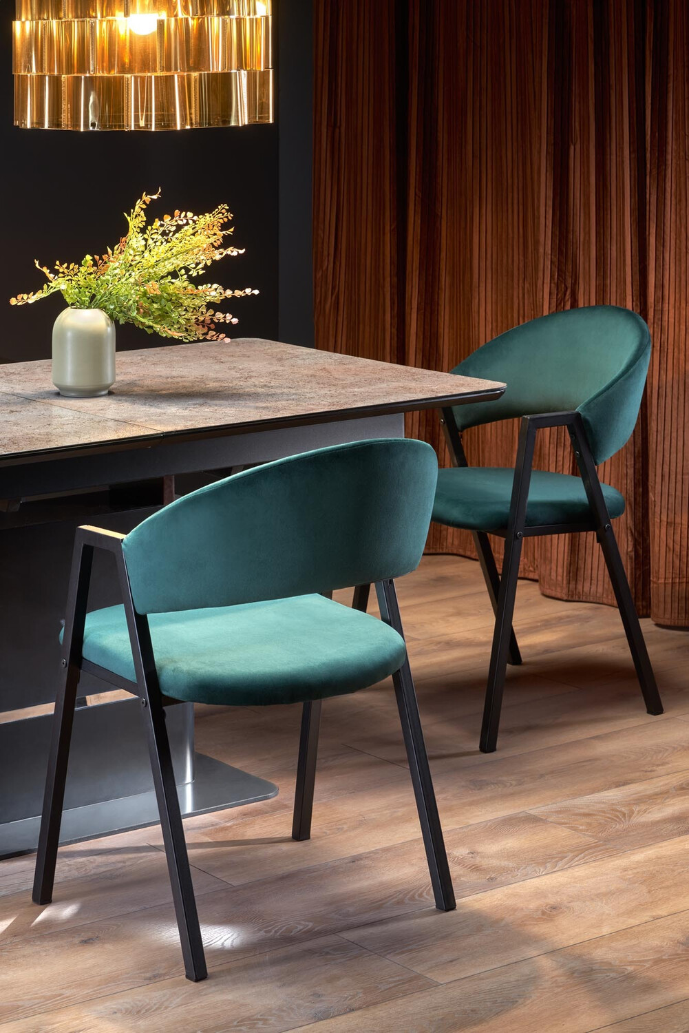 Scaun Houston 1348 (Verde închis + Negru)