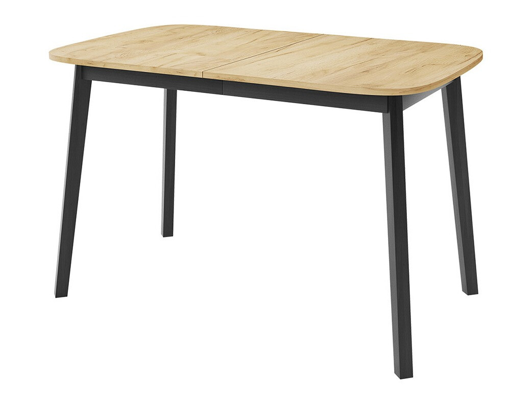 Masă Edmond 110 (Stejar Craft auriu + Negru)