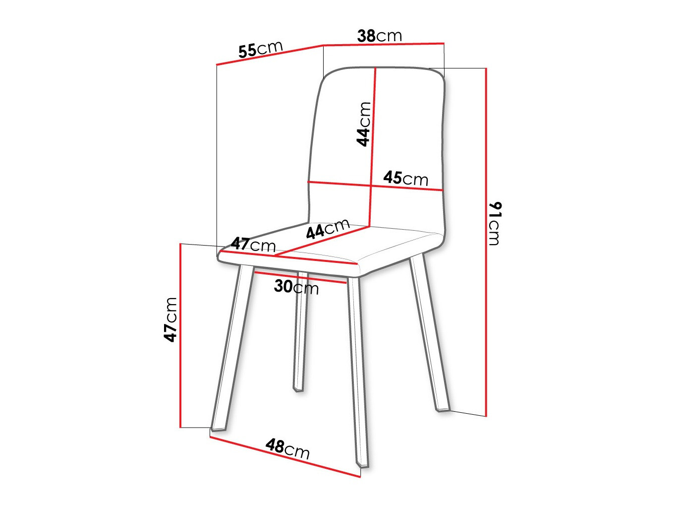 Scaun Edmond 115 (Amor Velvet 4302)