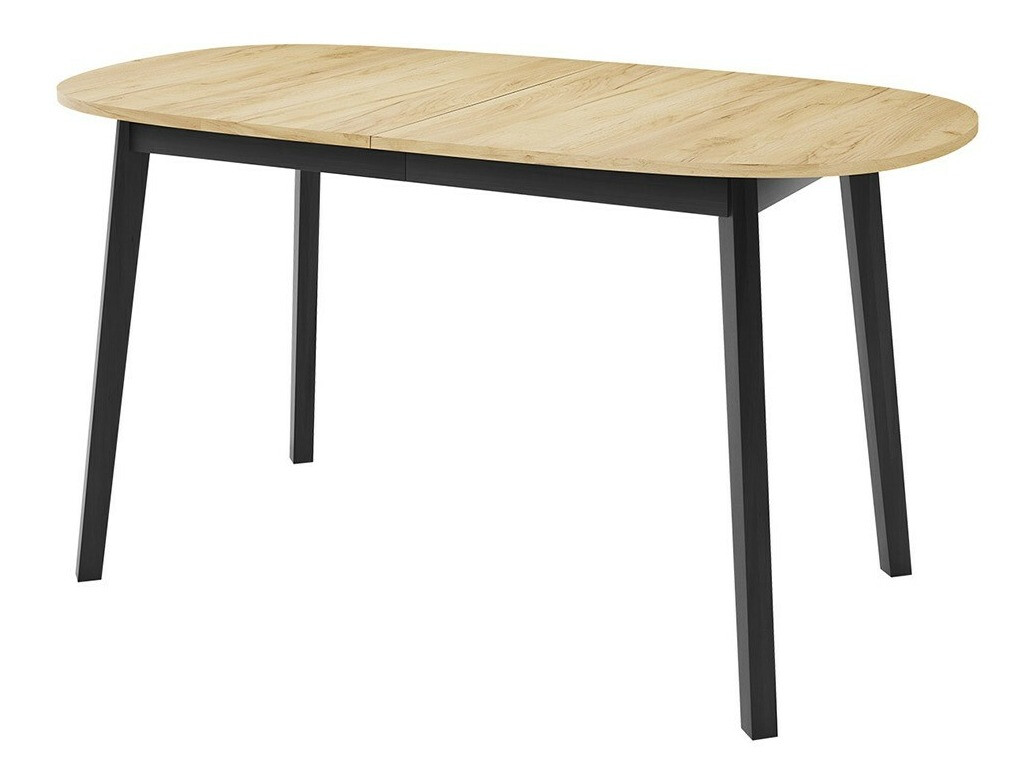 Set de mese Edmond 121 (Stejar Craft auriu + Negru)