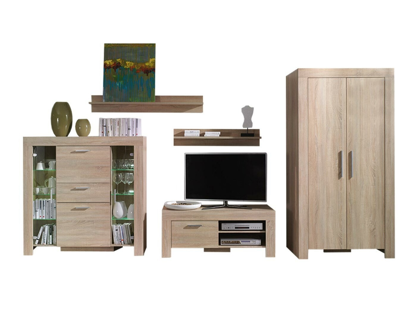 Set de living Melfeli 127 (Stejar Sonoma)