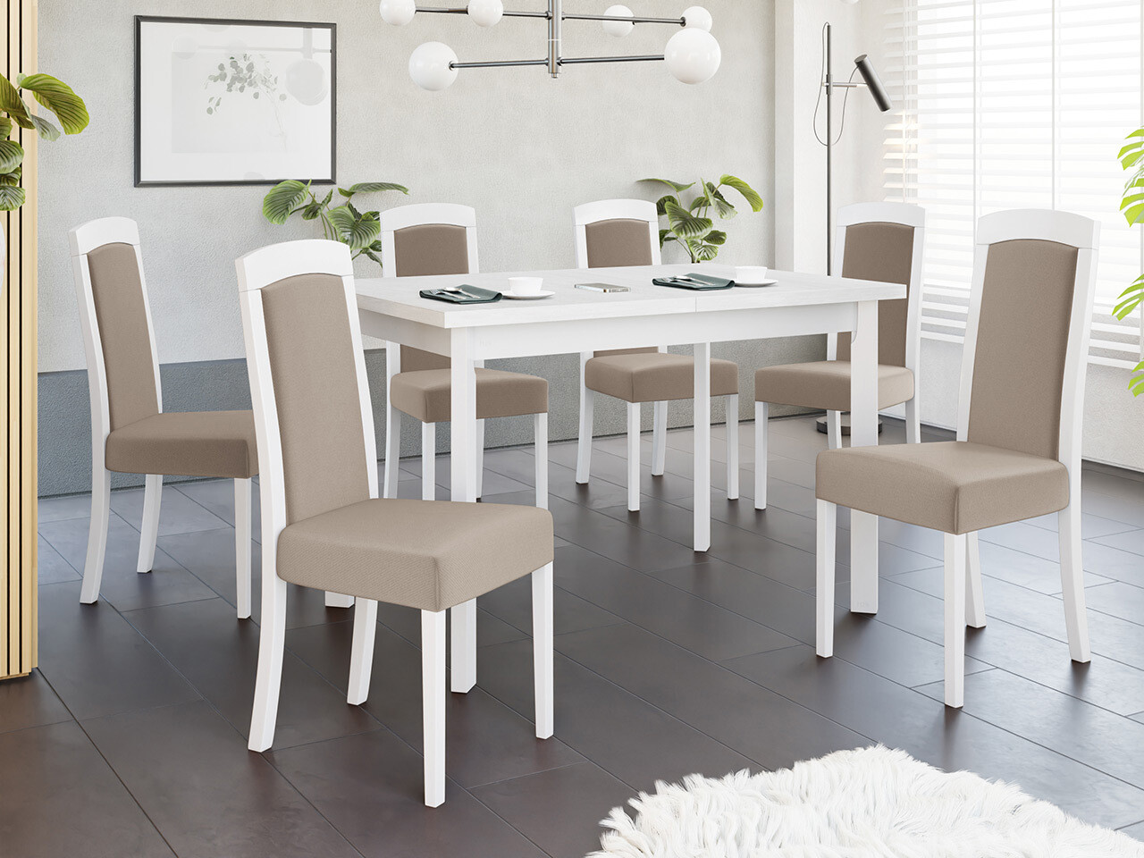 Scaun Victorville 345 (Alb)