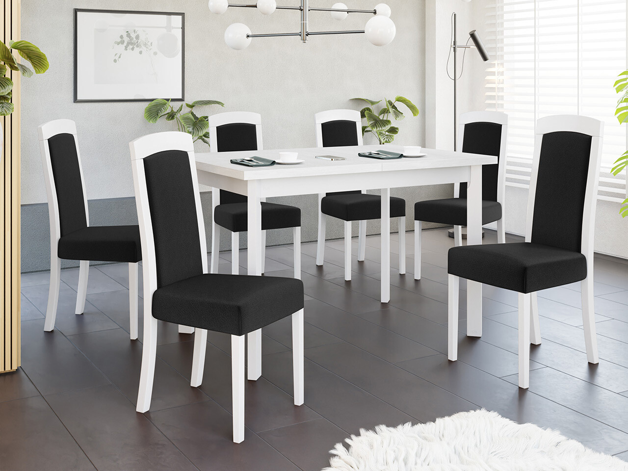 Scaun Victorville 345 (Alb)