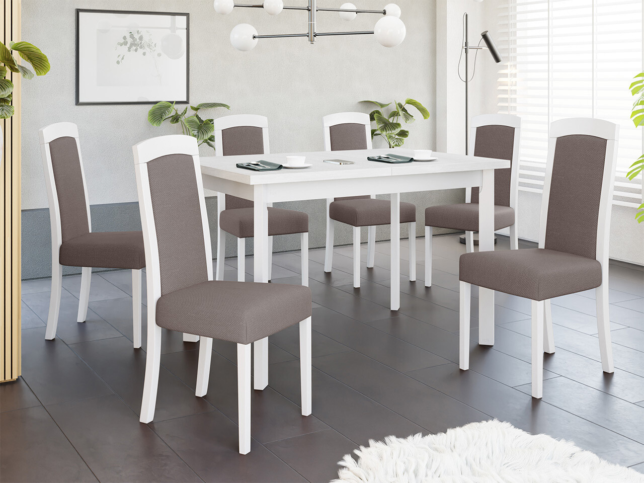 Scaun Victorville 345 (Alb)