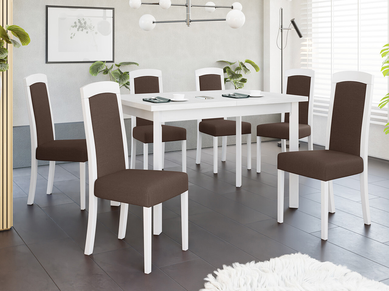 Scaun Victorville 345 (Alb)