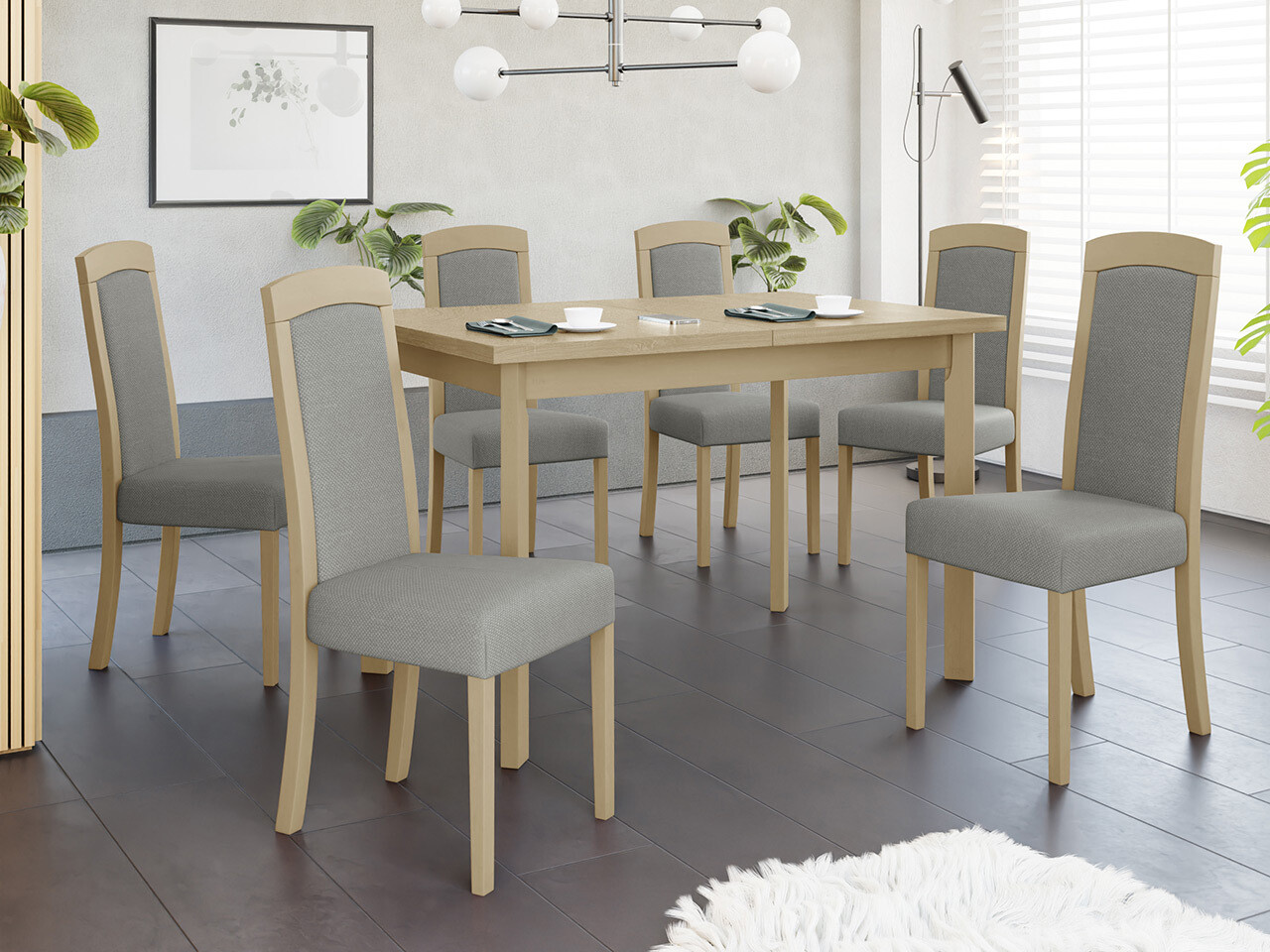 Scaun Victorville 345 (Stejar Sonoma)