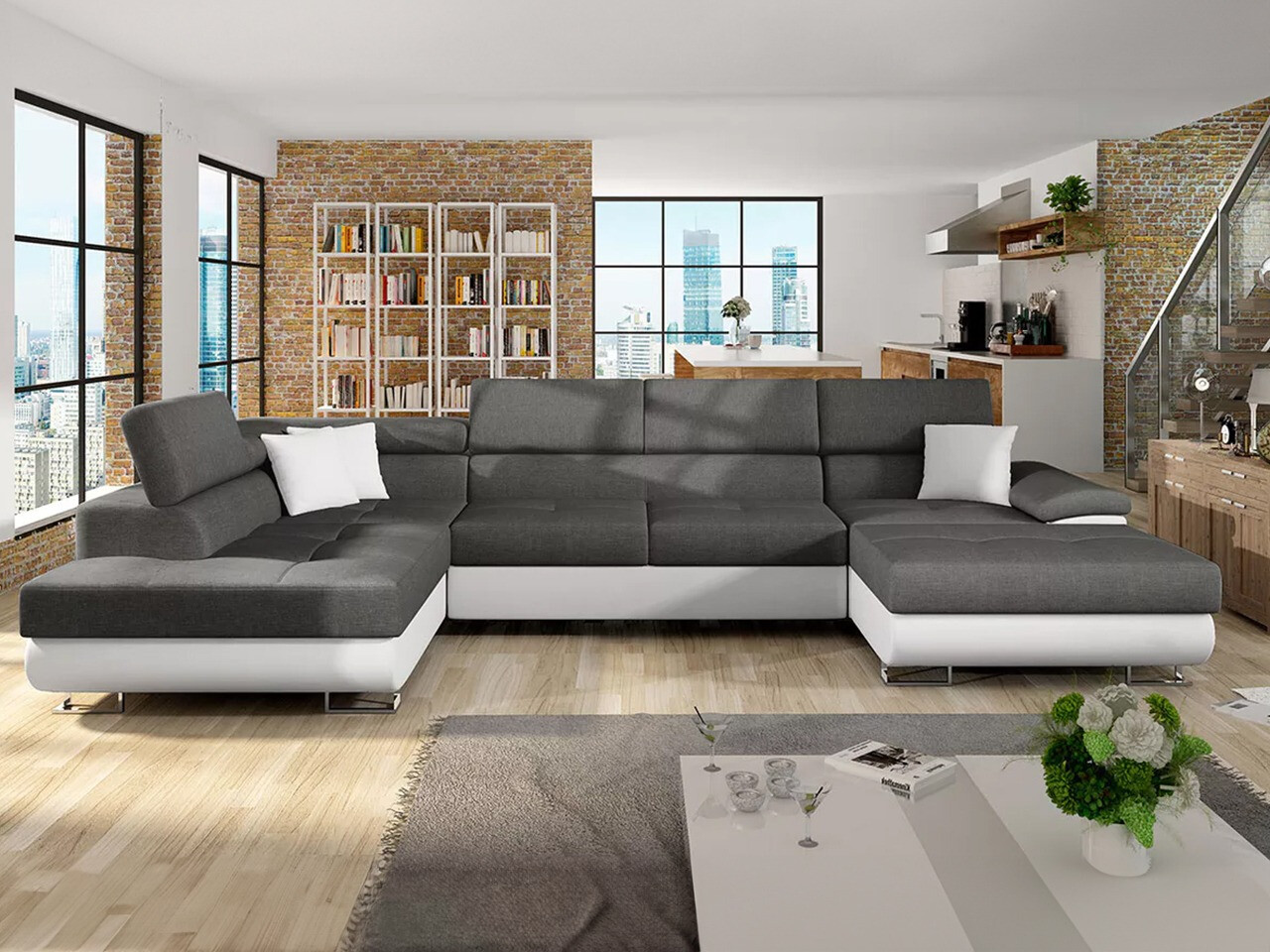 Colțar Comfivo Ruta IV (Soft 017 + Lux 06 + Soft 017)