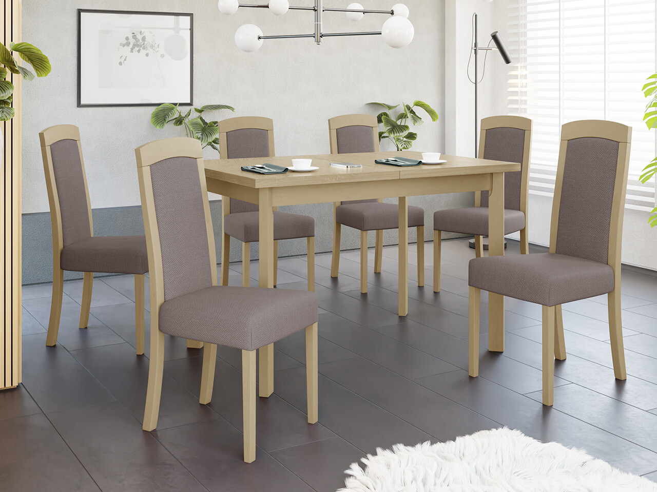 Set de mese Victorville 351 (Stejar Sonoma)