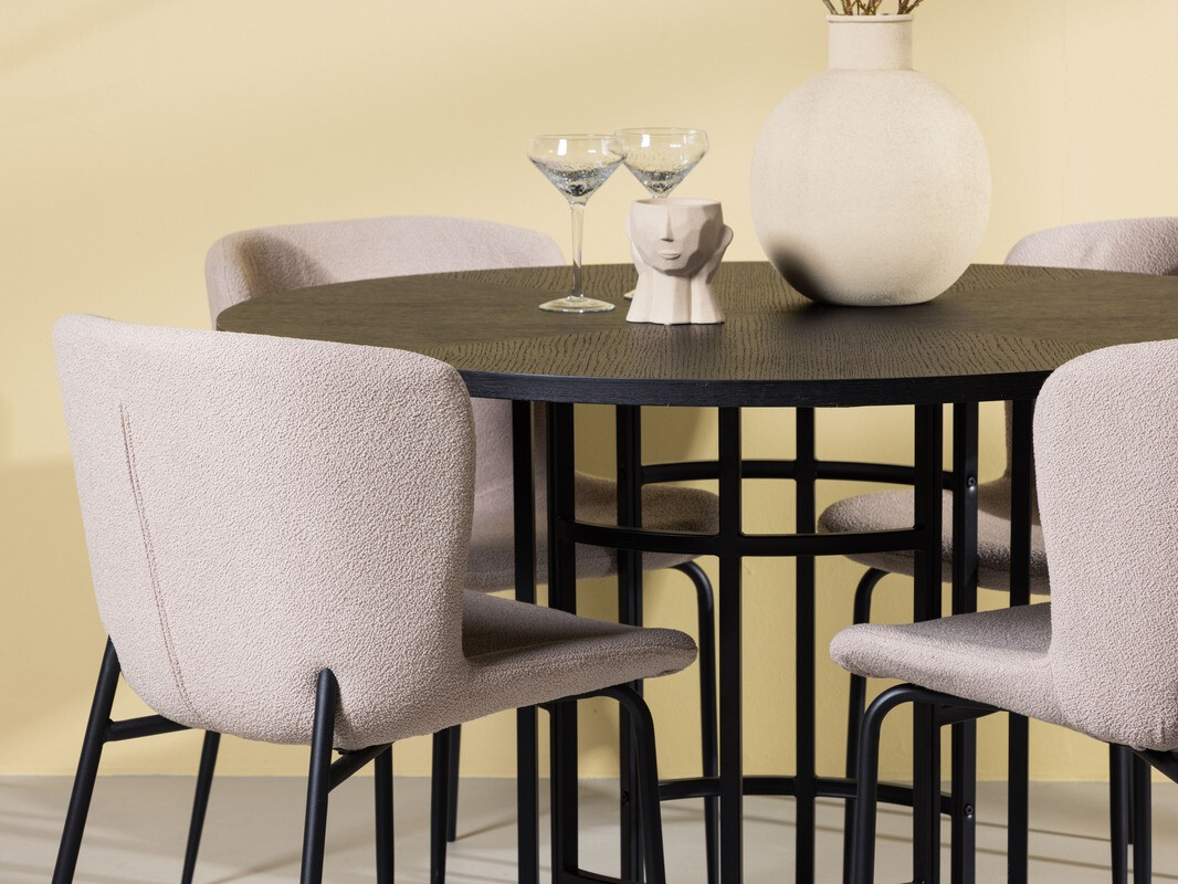 Set de mese Dallas 4143 (Bej + Negru)