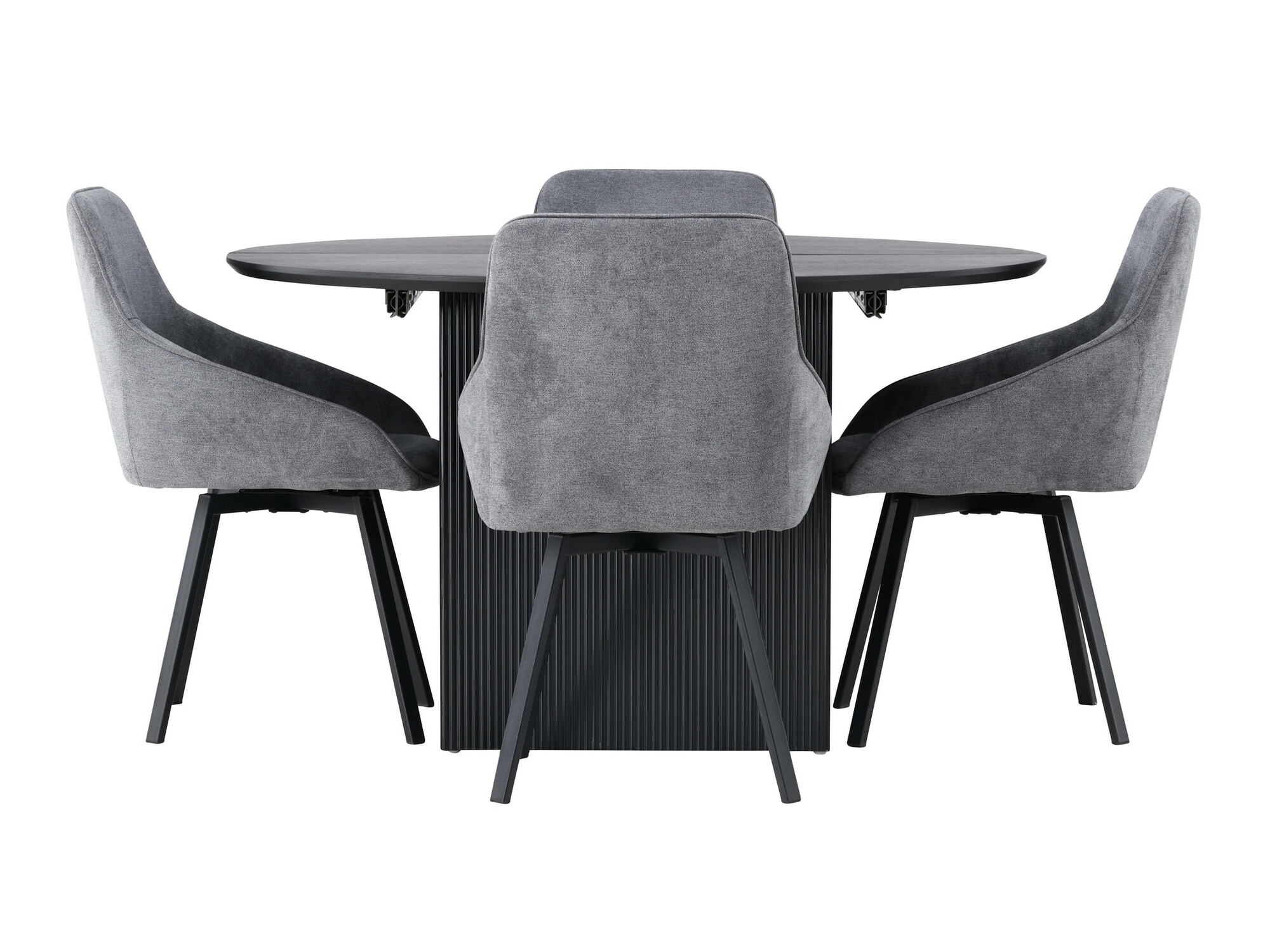 Set de mese Dallas 4335 (Negru + Gri inchis)