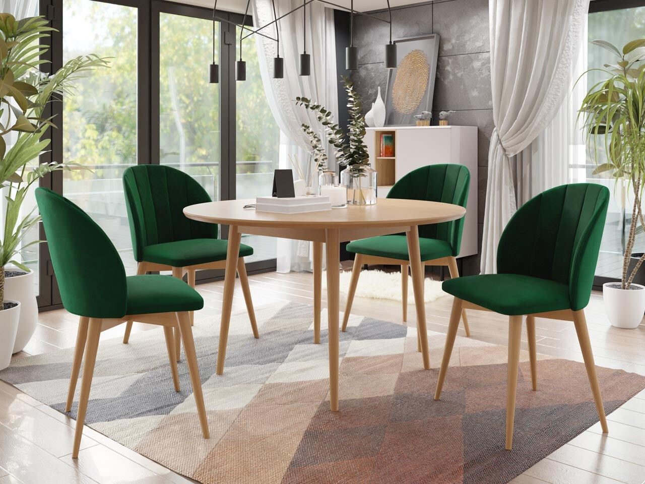 Set de mese Racine 127 (Maro + Magic Velvet 2225)